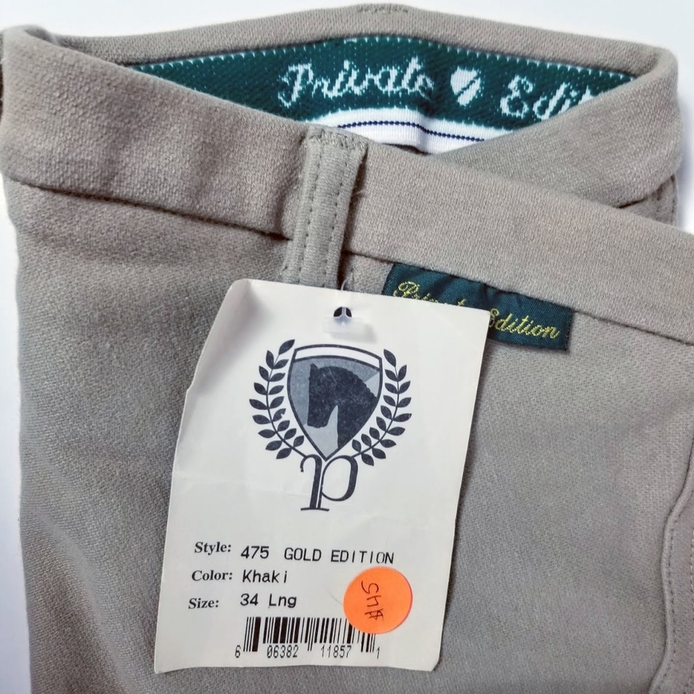 Ladies Private Edition Breeches"Gold" 34L